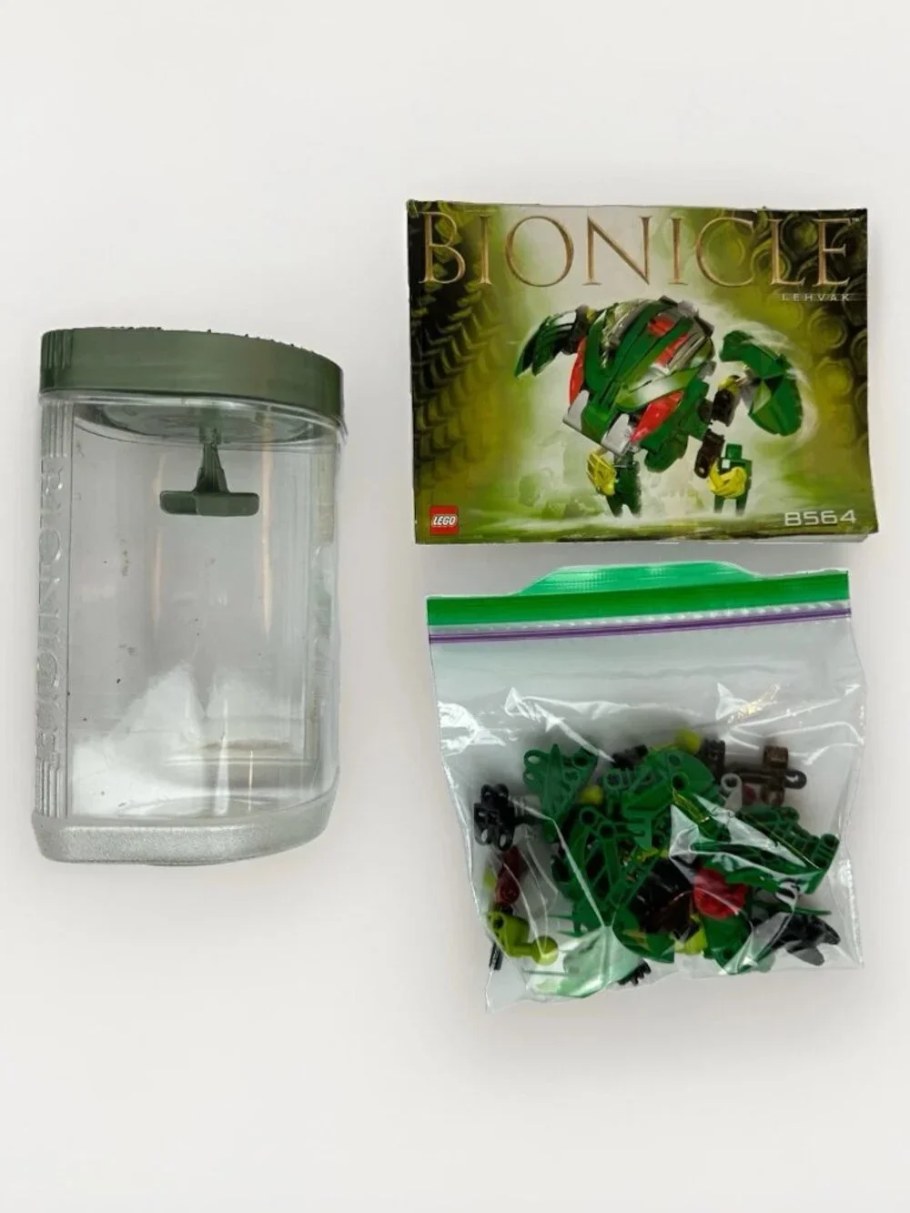 LEGO BIONICLE Bohrok Collection COMPLETE Lot of 6 w/ Canisters, Manuals & Krana